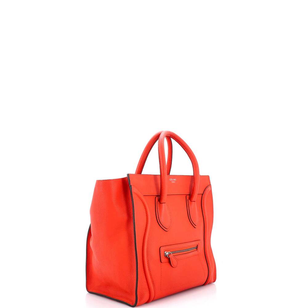 Celine Luggage Bag Grainy Leather Mini #203172C12B - Picture 2 of 9
